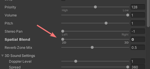 2d audio slider example