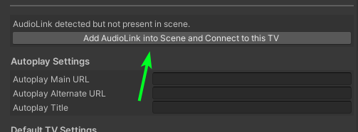 AudioLink Connect Button